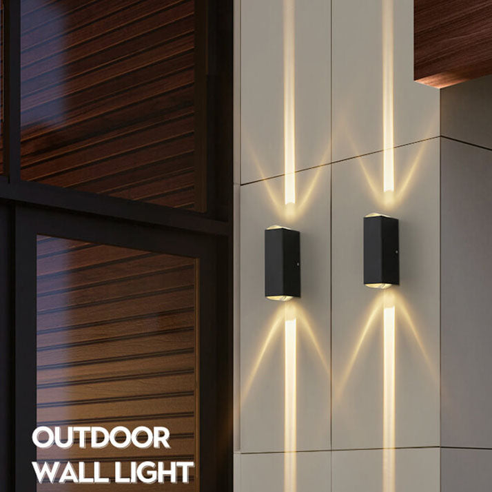 Modern Rectangular LED Outdoor Wall Sconce Lamp
