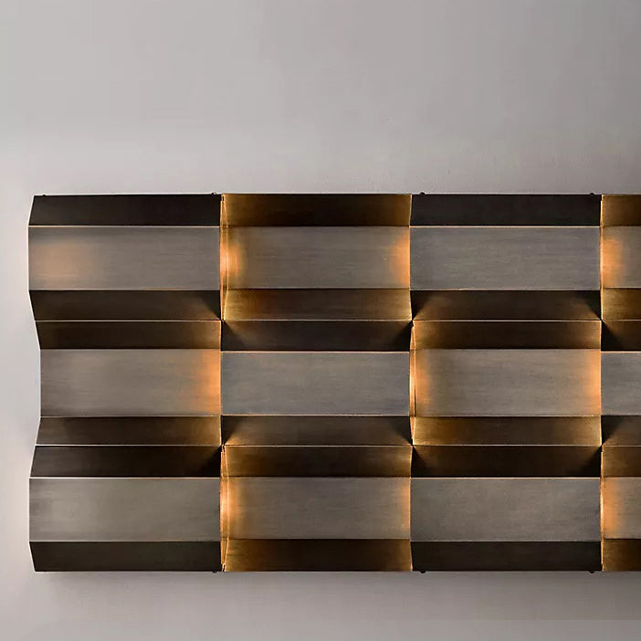 Contemporary Retro Waterproof Stainless Steel Rectangular LED Wall Sconce Lamp For Outdoor Patio