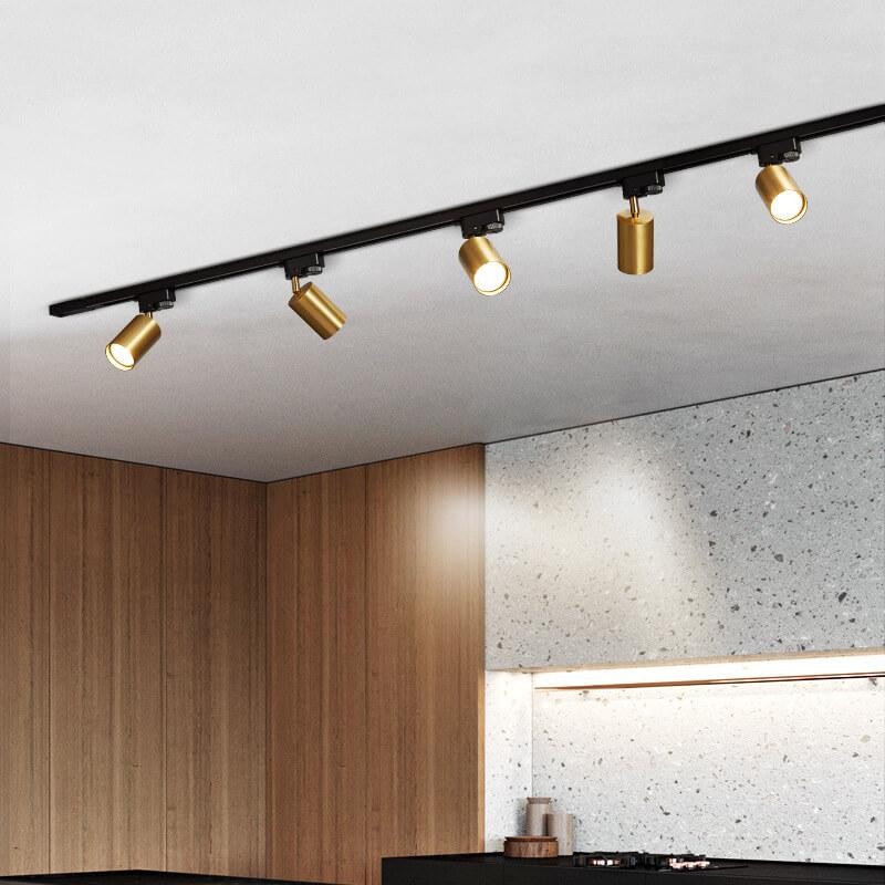 Modern Tubular Track Lighting 3/4/5 Light LED Flush Mount Lighting