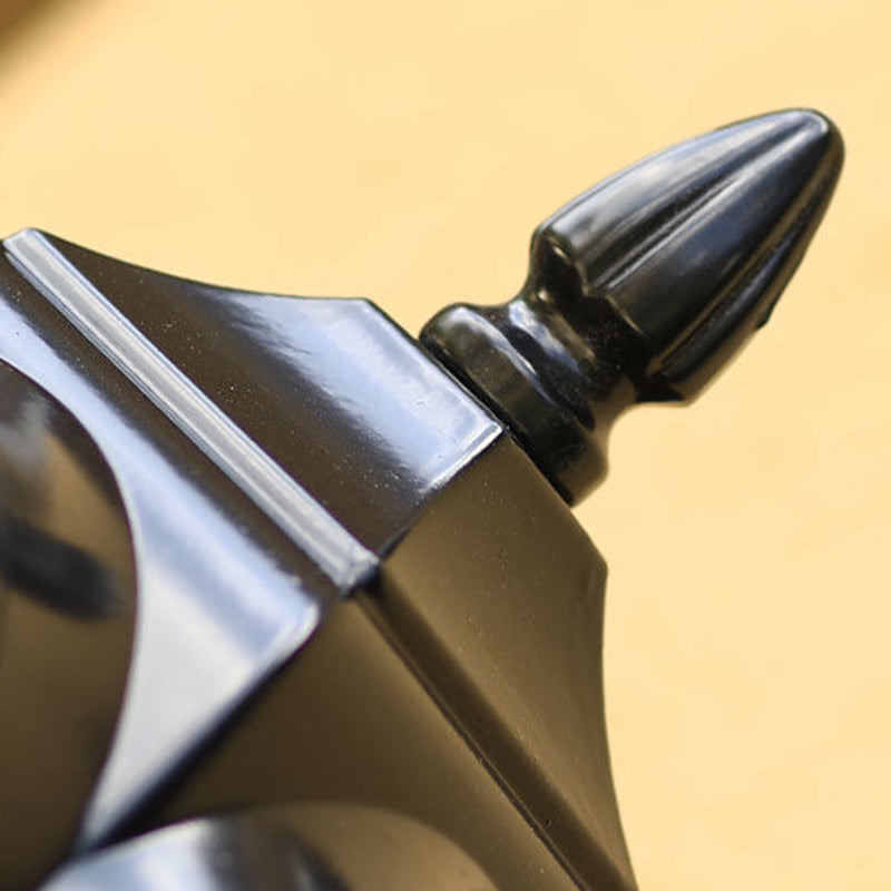 Contemporary Nordic Aluminum Glass Curved-Square 1-Light Wall Sconce Lamp For Outdoor