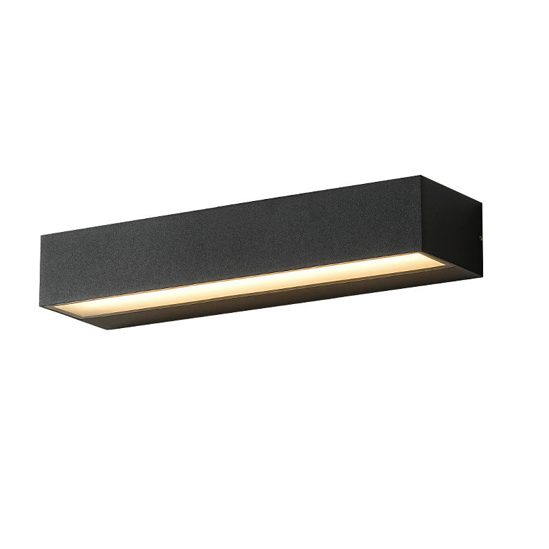 Modern Simplicity Aluminum Long Strip LED Waterproof Wall Sconce Lamp For Outdoor Patio