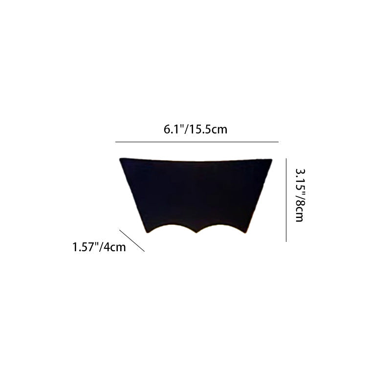 Contemporary Industrial Aluminum Arc Up And Down Illuminated LED Outdoor Waterproof Wall Sconce Lamp For Garden