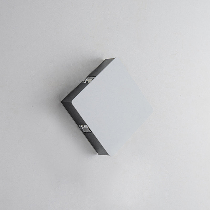 Contemporary Industrial Round Square Waterproof Aluminum Acrylic LED Outdoor Wall Sconce Lamp For Outdoor Patio