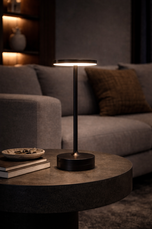 LED Table Lamp Touch Sensor Night Light USB Rechargeable Portable Bedroom Night Light Wireless Reading Lamp Restaurant Hotel Bar