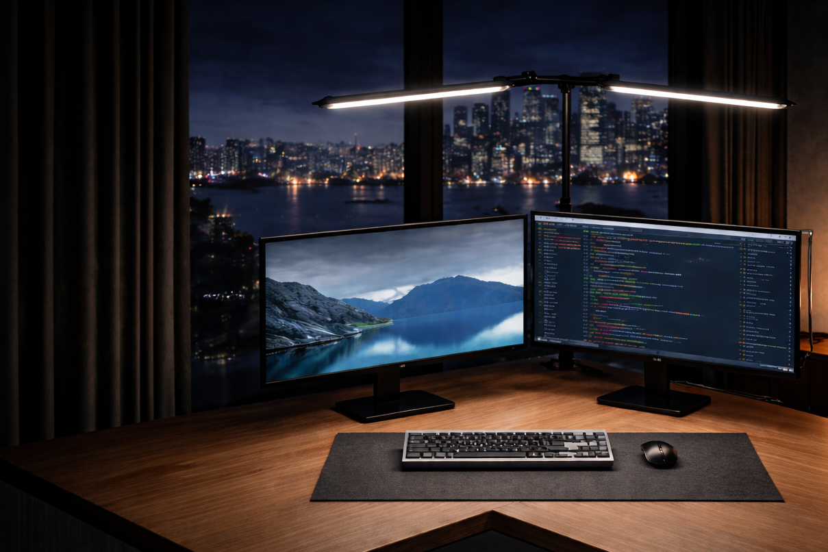 LED Ultra Bright Desk Lamp Dimmable Clip-On Light Flexible Gooseneck Clamp Lamp Office Recording Studio Task Lighting