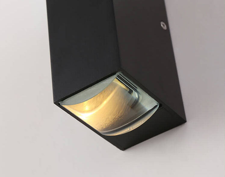 Modern Rectangular LED Outdoor Wall Sconce Lamp