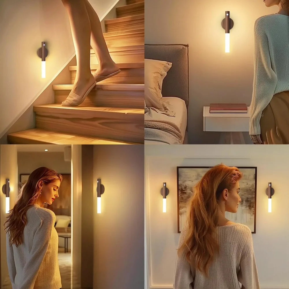Luxury LED Wall Lamp Wooden Sconce Bar Restaurant Table Lighting Modern Minimalist Ambient Warm Light Fixture Bulk Lighting Supplier