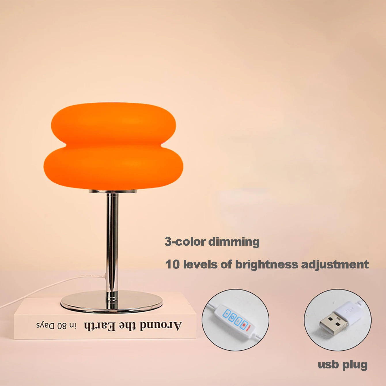 Luxury LED Cordless Table Lamp for Restaurant, Bar & Hotel For Wirless Touch
