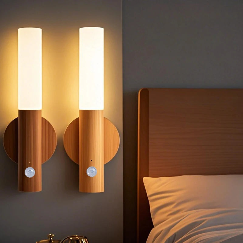 Luxury LED Wall Lamp Wooden Sconce Bar Restaurant Table Lighting Modern Minimalist Ambient Warm Light Fixture Bulk Lighting Supplier