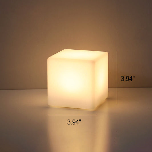 Creative Geometry PE Battery Remote Night Light Decorative Table Lamp