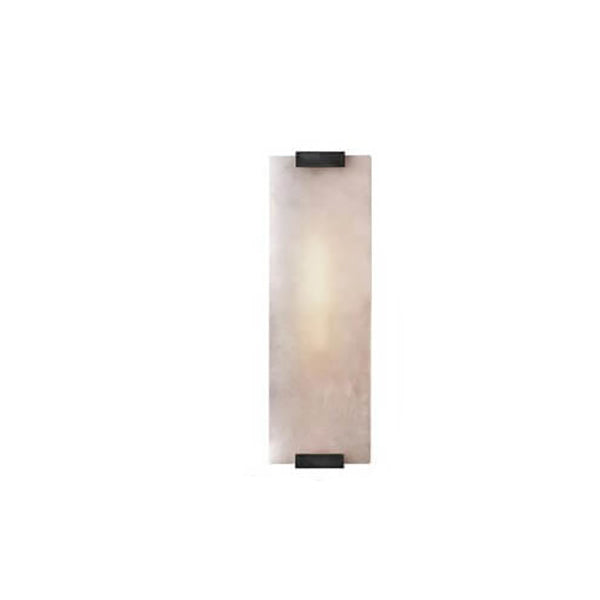 Nordic Light Luxury Copper Marble Strip Design 3-Light Wall Sconce Lamp