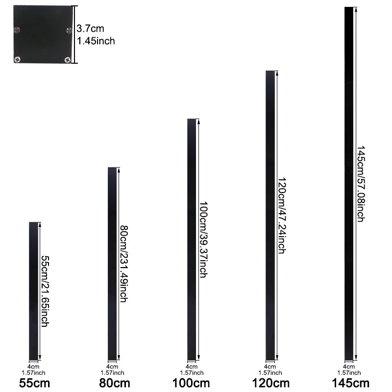 Nordic LED Outdoor Wall Light IP65 Waterproof Modern Long Strip Exterior Wall Lamp Garden Porch Patio Lighting  AC 85–265V Minimalist Linear Wall Fixture